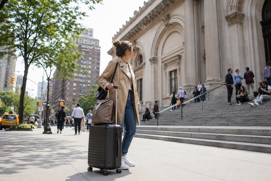 visit nyc museum with luggage bagzee luggage storage