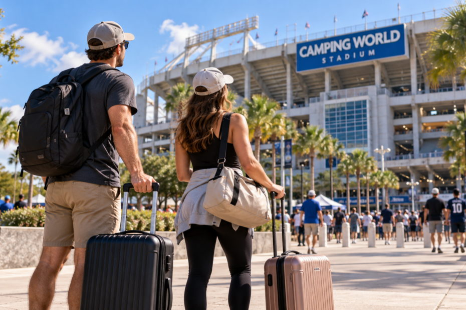 camping world stadium orlando florida bagzee luggage pickup and storage