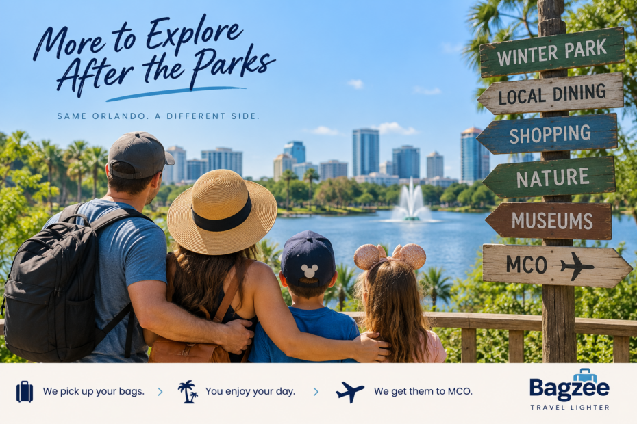 more to explore after orlando florida parks bagzee luggage pickup