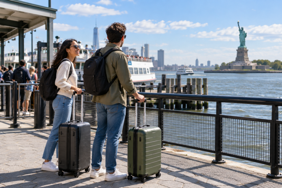 statue of liberty ellis island bagzee luggage free